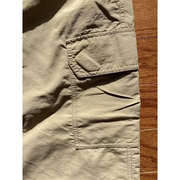 Eddie Bauer Tan Hiking Pants with Belt Size 34x32 - Picture 3 of 10